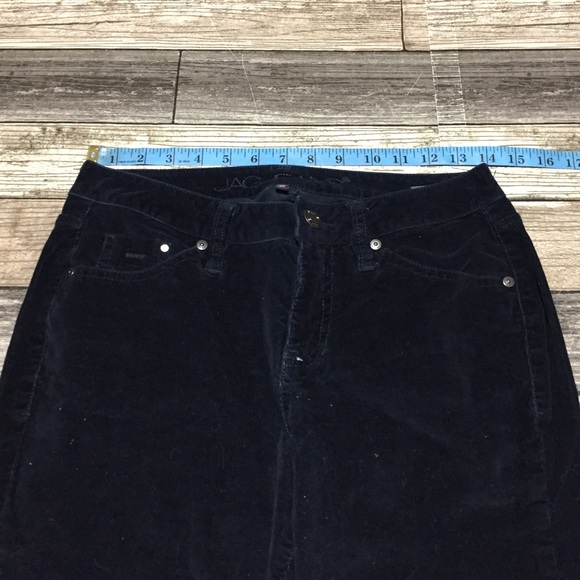 Jag Jeans Mid Rise Straight Leg Corduroy Pants Women’s 4P Navy Blue (Inseam 27) - Picture 4 of 10